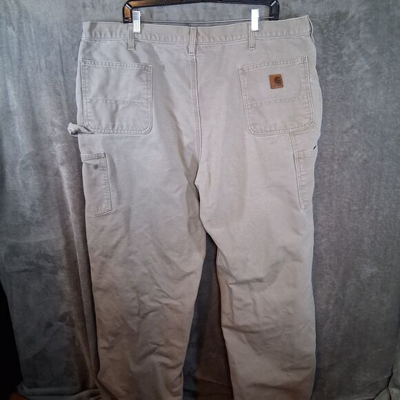 Carhartt B11 DES 44x34 Dungaree Fit Pants Dessert Beige Duck Loose Inseam 32 - Picture 2 of 7